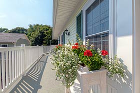 North Building, Second Floor Porch